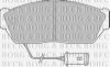 BORG & BECK BBP1102 Brake Pad Set, disc brake